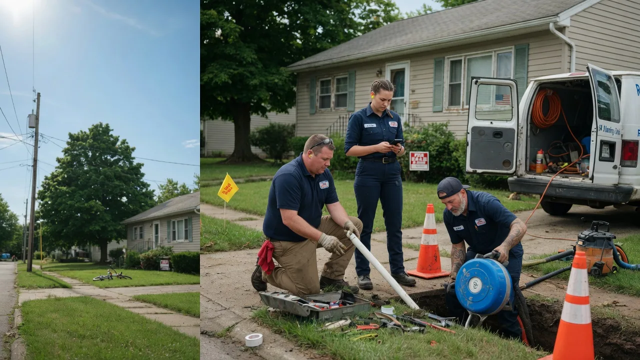 Sewer Line Repair in Almont, ND near me